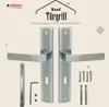 DOMINO Türgriff 72 Drückergarnitur BB-Buntbart Set | Produktbild-Vorschau 9