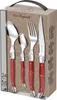 A box containing a set of cutlery with red handles. Anteprima dell’immagine prodotto