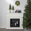 LED Tannenbaum Lummer - stehend - Tischbaum - 10 warmweiße LED - H: 45cm - Batteriebetrieb - grün Produktbild-Vorschau