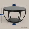 Home Collective Couchtisch Ø 80 cm rund, moderner Produktbild-Vorschau 2