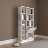 Lotus Bücherregal, Weiß & Atlantic Pine Elegant, Geräumig, Produktbild-Vorschau 2