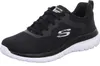 A black Skechers women's training shoe with a white sole is shown against a white background. Anteprima dell’immagine prodotto