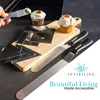 Intirilife 9-teiliges Edelstahl Set mit Küchenschaber und Produktbild-Vorschau 2