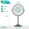 Mirlux Make-up-Spiegel mit LED-Beleuchtung - 10-fache Produktbild-Vorschau 4