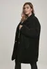 Urban Classics Ladies - Płaszcz OVERSIZED SHERPA czarny - Podgląd zdjęcia produktu 3