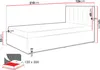 MIRJAN24 Polsterbett mit Bettkasten Mossa MO12 120x200, Produktbild-Vorschau 3