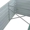vidaXL Letto da giardino rialzato in acciaio zincato Anteprima dell’immagine prodotto 7