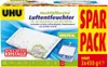 A product packaging for UHU Luftentfeuchter (dehumidifier) refills. Produktbild-Vorschau