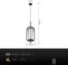 Globo Lighting Hängeleuchte Metall schwarz, matt, Glas, Produktbild-Vorschau 8