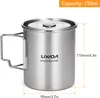 tazza da 750 ml in acciaio inox per esterni - Con manici e Anteprima dell’immagine prodotto 3