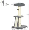 PawHut Škrabadlo 92 cm, lezecký strom s doskou na Náhľad obrázku produktu 3