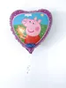 Peppa Pig - Palloncino in foil a forma di cuore 45 cm Anteprima dell’immagine prodotto 4