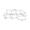 Ecksofa POTARO mit Schlaffunktion L-Form, Sofa mit Produktbild-Vorschau 5