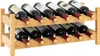 A wooden wine rack holding 12 bottles of wine. Podgląd zdjęcia produktu
