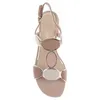 MARCO TOZZI Damen Sandale Textil Sandalette Metallic Produktbild-Vorschau 10