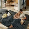 REDBEST Wohndecke Amarillo" anthrazit 150x200 cm" Produktbild-Vorschau 2