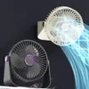 Tragbarer USB Tischventilator Ventilator mit Nachtlicht, Produktbild-Vorschau 2