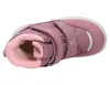 A top-down view of a single pink and purple winter boot for children. Anteprima dell’immagine prodotto