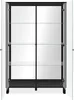 finori Albi 53A Highboard, schwarz / Spiegel Maß: B x H x T Produktbild-Vorschau 3