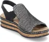 Rieker Schaftsandalen Damen 31393837353935 Schwarz 39 EU Produktbild-Vorschau 22