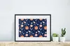 MuchoWow® Gerahmtes Poster Muster - Weltraum - Planeten - Produktbild-Vorschau 6