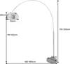 riess-ambiente Ausziehbare Bogenlampe LOUNGE DEAL 170-210cm Produktbild-Vorschau 16