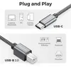 deleyCON 1,5m USB C Druckerkabel Scannerkabel 2.0 - USB C Produktbild-Vorschau 4