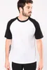 Kariban Herren Baseball T-Shirt Baumwolle Kontrast Kurzarm Produktbild-Vorschau 2