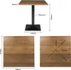 Diagram showing dimensions of a square table. Anteprima dell’immagine prodotto