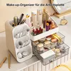 Großer, weißer Make-up-Organizer,Kosmetik-Organizer für Produktbild-Vorschau 5