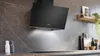 Siemens iQ700, Wandesse, 90 cm, Klarglas schwarz bedruckt LC91KLT60 Schrägansicht Einbau Produktbild-Vorschau