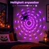 Decoración LED para Halloween: red de arañas de 1 metro, Vista previa de la imagen del producto 6