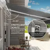 Balkonmarkise, 3,95 x 2,45 x 3,50 m, UV-beständig, für alle Produktbild-Vorschau 4