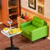 puzzle 3D, DIY Leisurely Cheers Bar Mini-House, plastique, Voir les images du produit 3