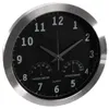 Orologio da parete Perel 35,5 cm Nero e argento Anteprima dell’immagine prodotto 3