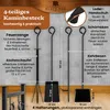 BLACK OAK Kaminholzständer "Antero" mit Kaminbesteck - Set Produktbild-Vorschau 5