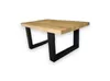 Couchtisch mit Stahlbeinen U-Beine 50x80cm, Beistelltisch, Produktbild-Vorschau 1