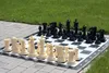 Petit jeu d'échecs et de dames pour l'extérieur / le jardin Voir les images du produit 1