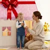 Domek Namiot Dla Dzieci 130x125x95 cm Czerwono-Beżowy Z Podgląd zdjęcia produktu 7