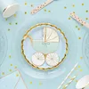 Servietten Kinderwagen 14x15cm 20 Stück blau gold Produktbild-Vorschau 4