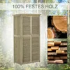 Outsunny, záhradná skriňa, drevená, úložný box na náradie, Náhľad obrázku produktu 6