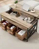 A lift-top coffee table with storage. Náhled obrázku produktu