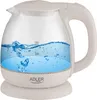 Adler AD 1283 Czajnik szklany 1 L - 1100 W z oświetleniem Podgląd zdjęcia produktu 1