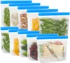 Set van 10 herbruikbare vrieszakken - Herbruikbare Productafbeelding-voorbeeld 1