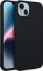 A black phone case is shown next to a smartphone. Náhled obrázku produktu