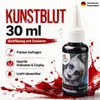 Dickflüssiges Kunstblut 30 ml mit Dosierer – Theaterblut / Produktbild-Vorschau 1