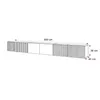 IDOHOME-Hängendes TV-Lowboard Kombination ANGEL 300 cm mit Produktbild-Vorschau 4