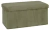 Klappbarer hocker arum grün khaki 76x38cm  - Atmosphera Produktbild-Vorschau 1