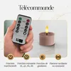 Meisterhome® XXL LED Teelichter 4er-Set – Flammenlose Produktbild-Vorschau 4