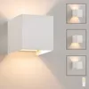 ZMH Led Wandleuchte 1ER Aussen Weiß Wandlampe G9 Warmweiß Produktbild-Vorschau 1
